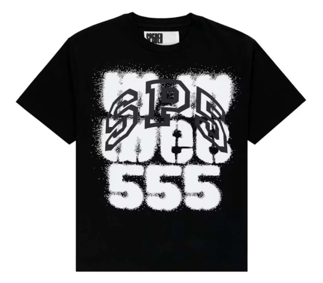 Sp5der Sp555 Spray Tee Black