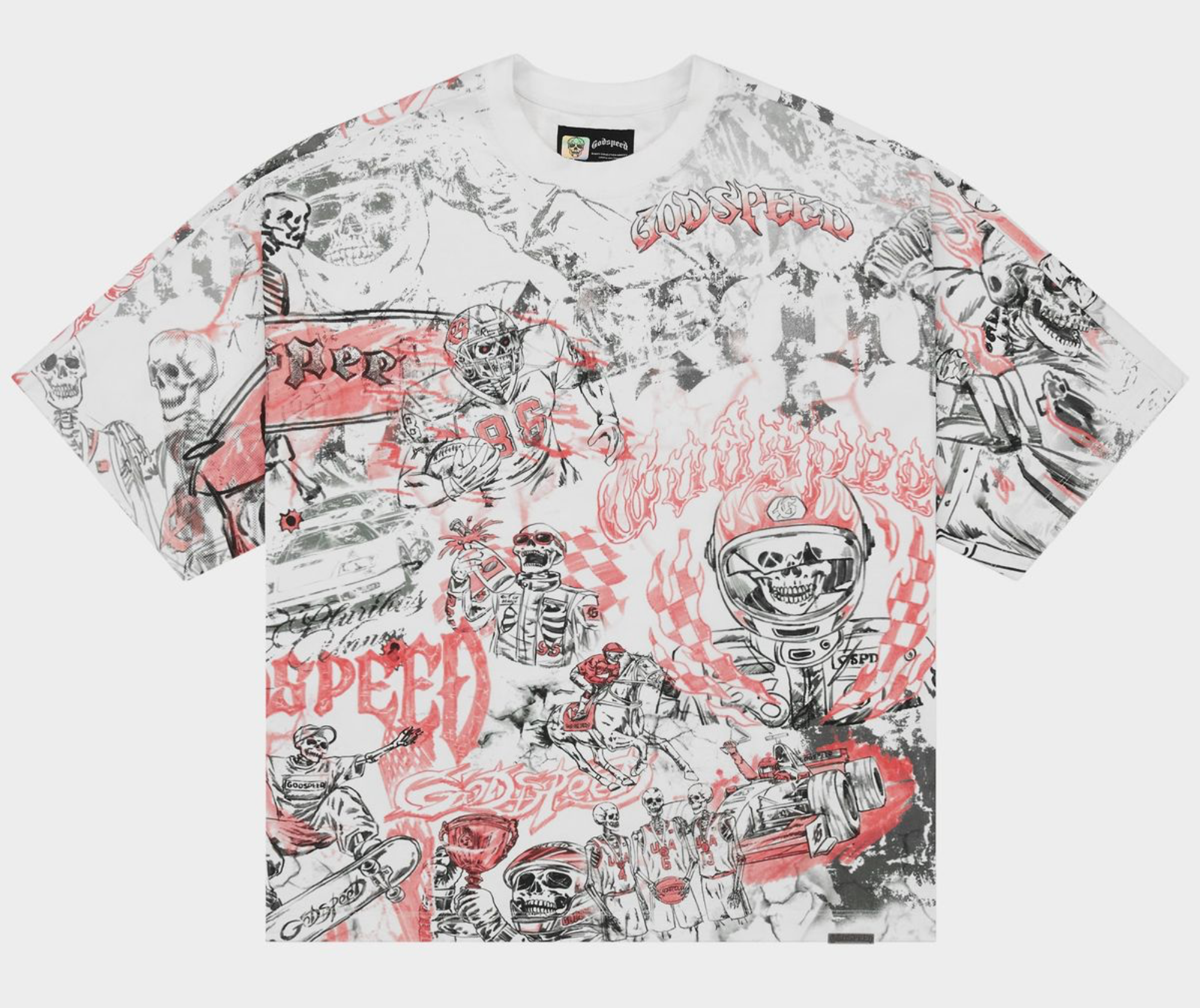 Godspeed "Sketch Archive" Tee Shirt (White)