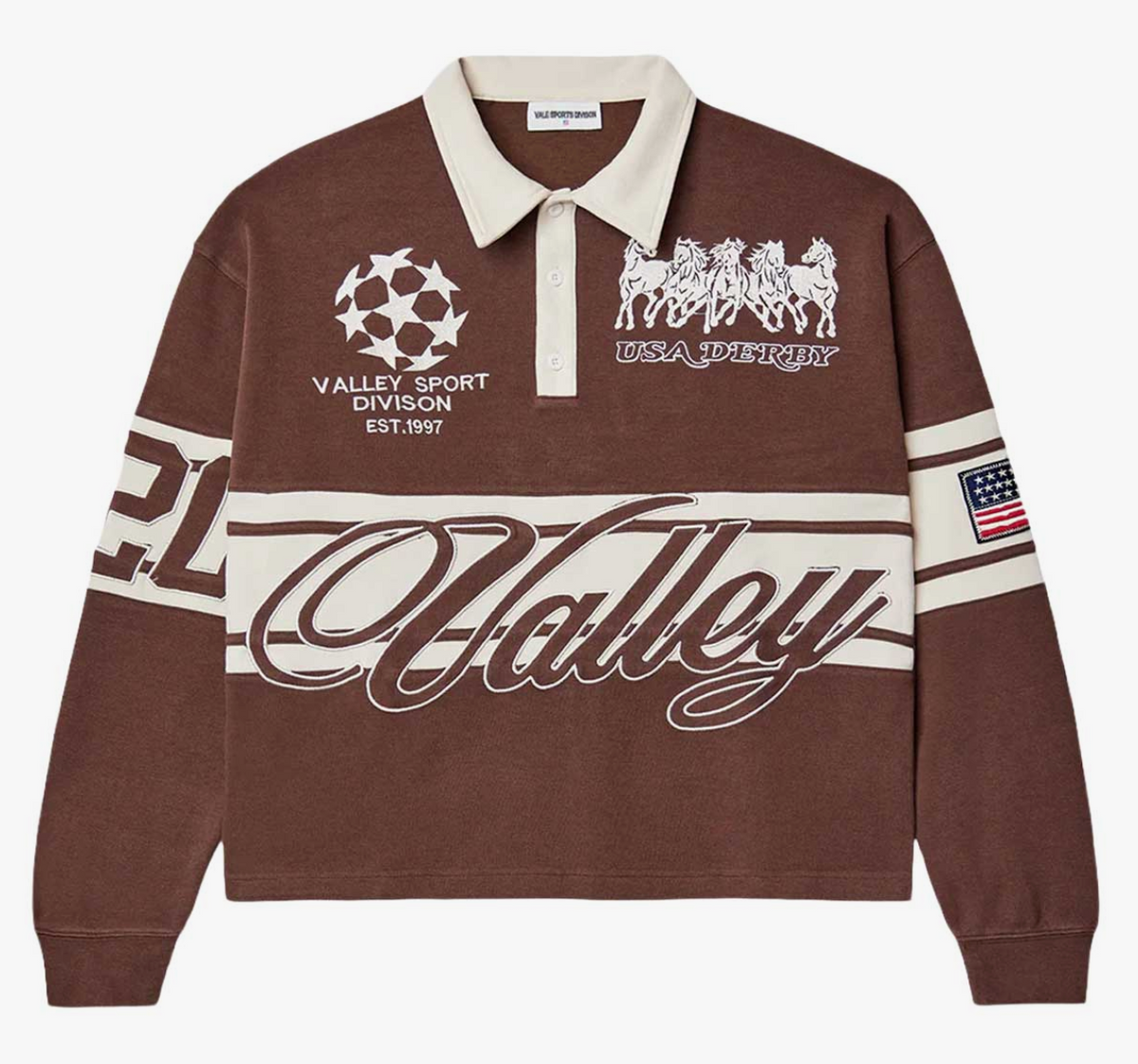 Vale Forever "Chocolate" Derby Rugby Longsleeve