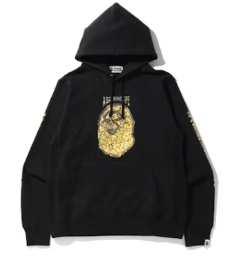A Bathing Ape Hoodie Jewelry Motif Wide