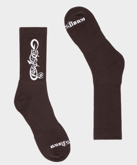 Godspeed New Age Logo Socks(Mocha)