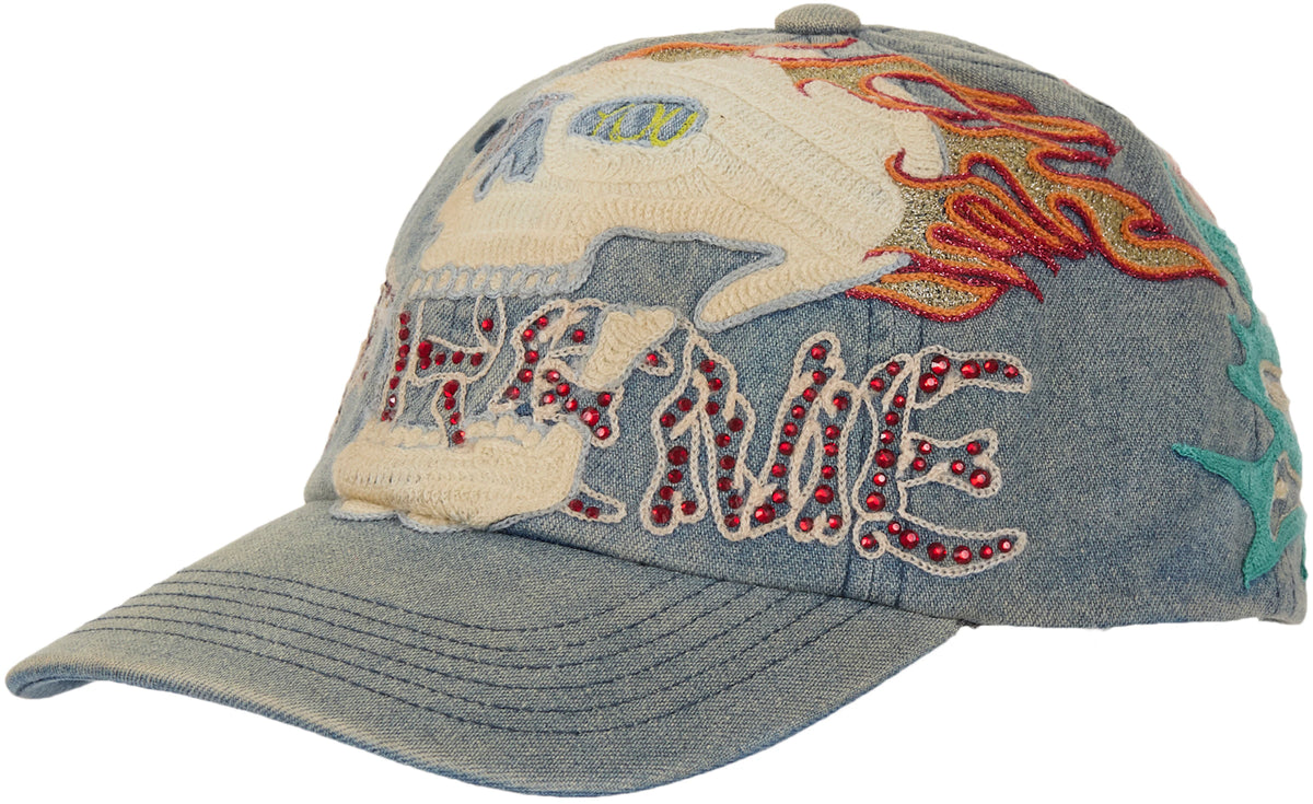 Supreme WFST 6-Panel Blue Denim