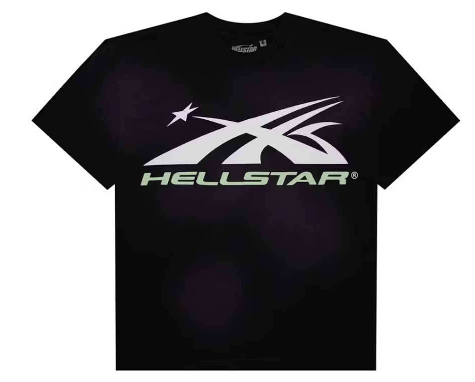 Hellstar Glow in the Dark Sports Logo T-shirt Purple
