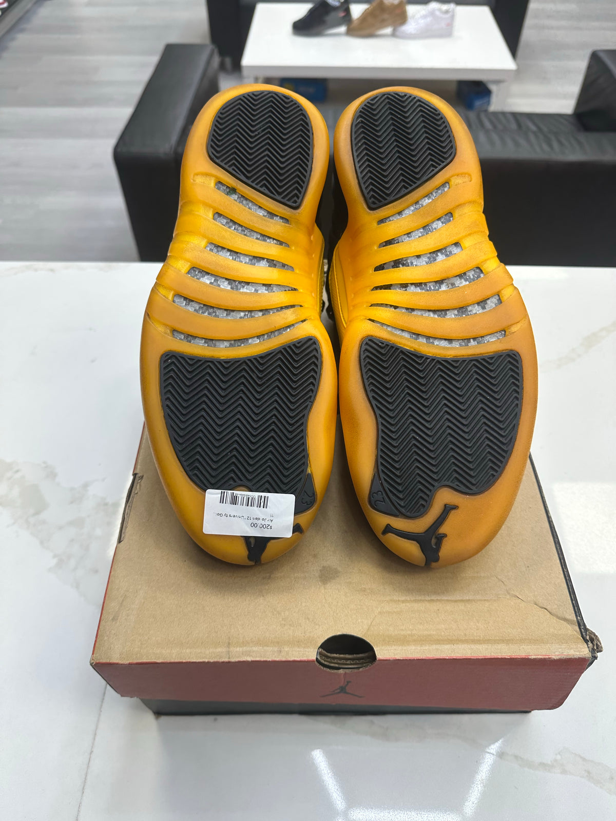 Jordan 12 Retro Black University Gold