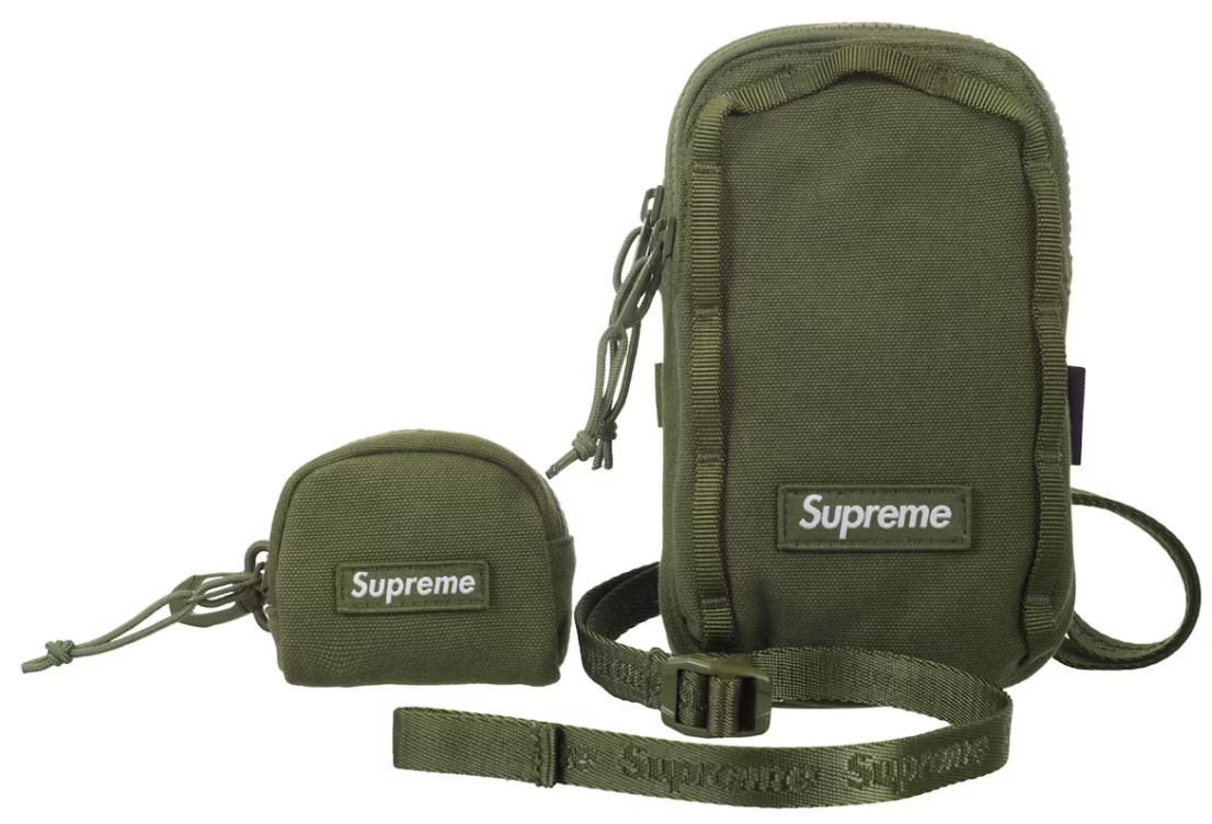 Supreme Camera Bag + Mini Pouch Olive (SS25)
