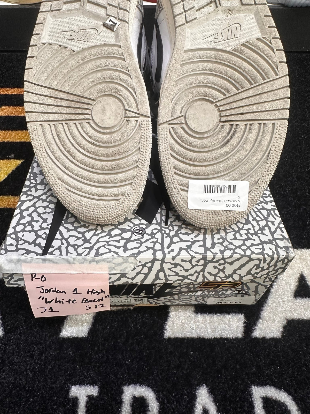 Jordan 1 Retro High OG White Cement