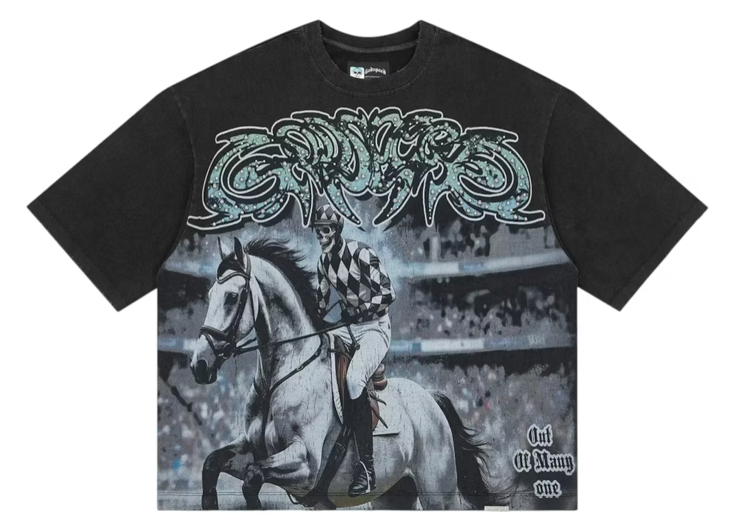 Godspeed "GS Derby" Pearl Tee Shirt (Black)