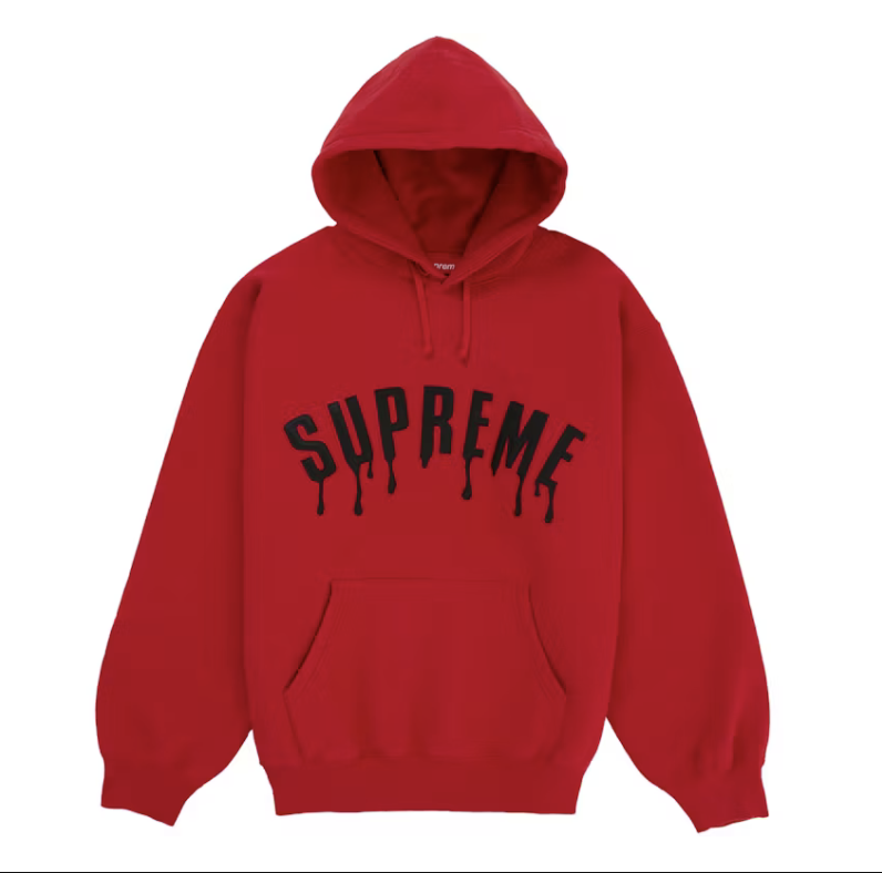 Supreme Ghostface Arc Hooded Sweatshirt "Red"