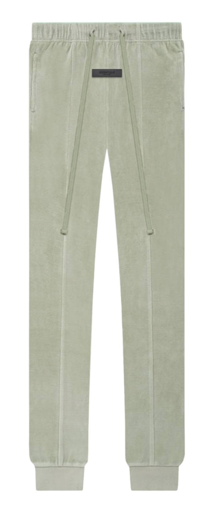 Essentials Fear of God Velour Pants Seafoam