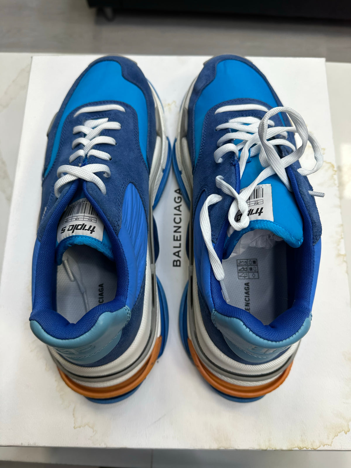 Balenciaga Triple S Blue Orange