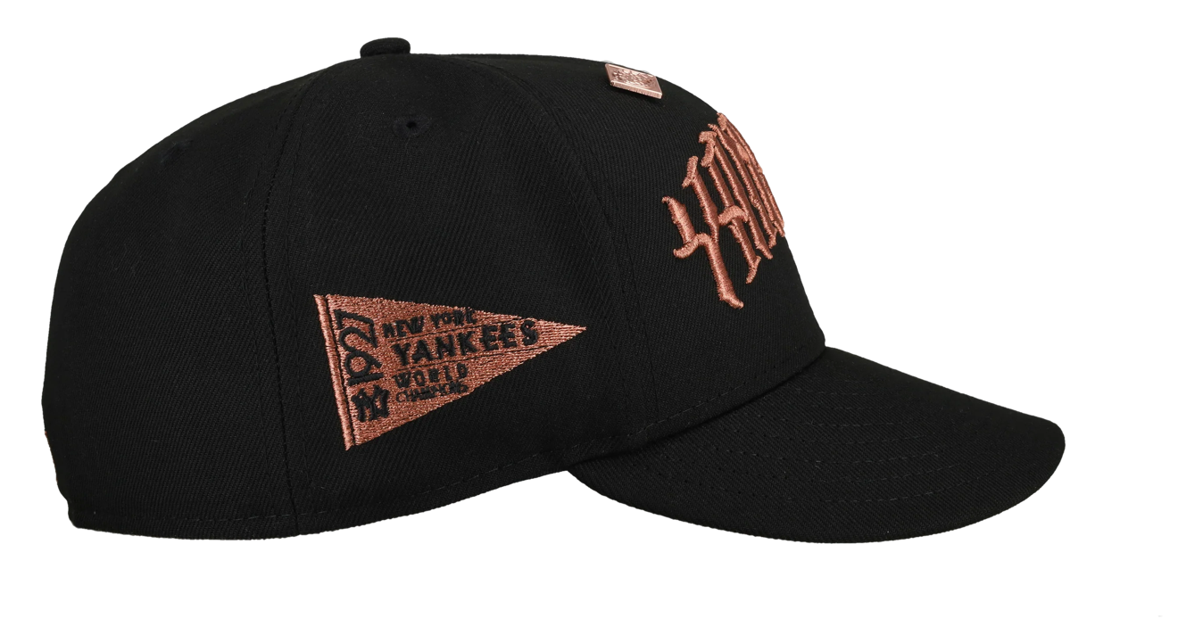 Capsule New York Yankees 1927 World Series Black/Copper Script 59Fifty Fitted Hat