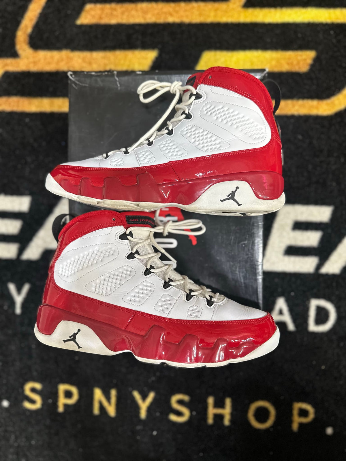 Air Jordan 9 Retro White Gym Red