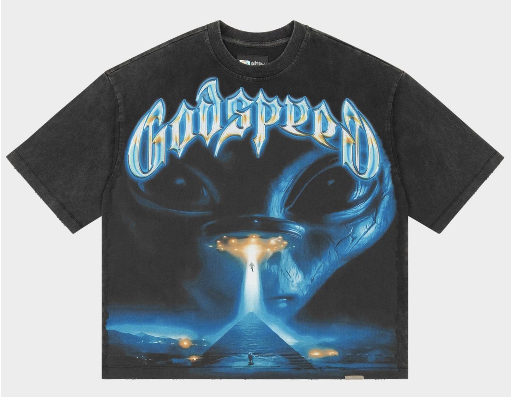 Godspeed "Beyond the Veil" Tee Shirt (Black/Blue)