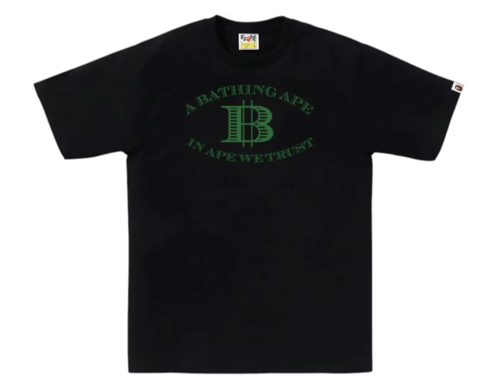 A Bathing Ape BAPE Money B Logo Tee "Black" (SS25)