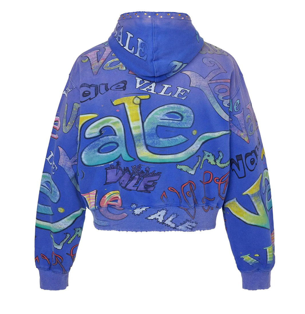 Vale Forever "Iceberg" Zip Up Hoodie (Blue)