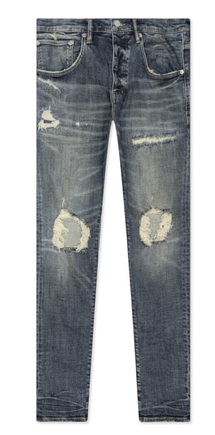 Purple Brand Gaia Blowout Jeans Mid Indigo