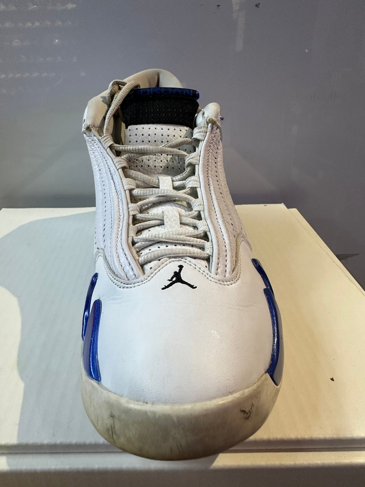 Jordan 14 Retro White Hyper Royal
