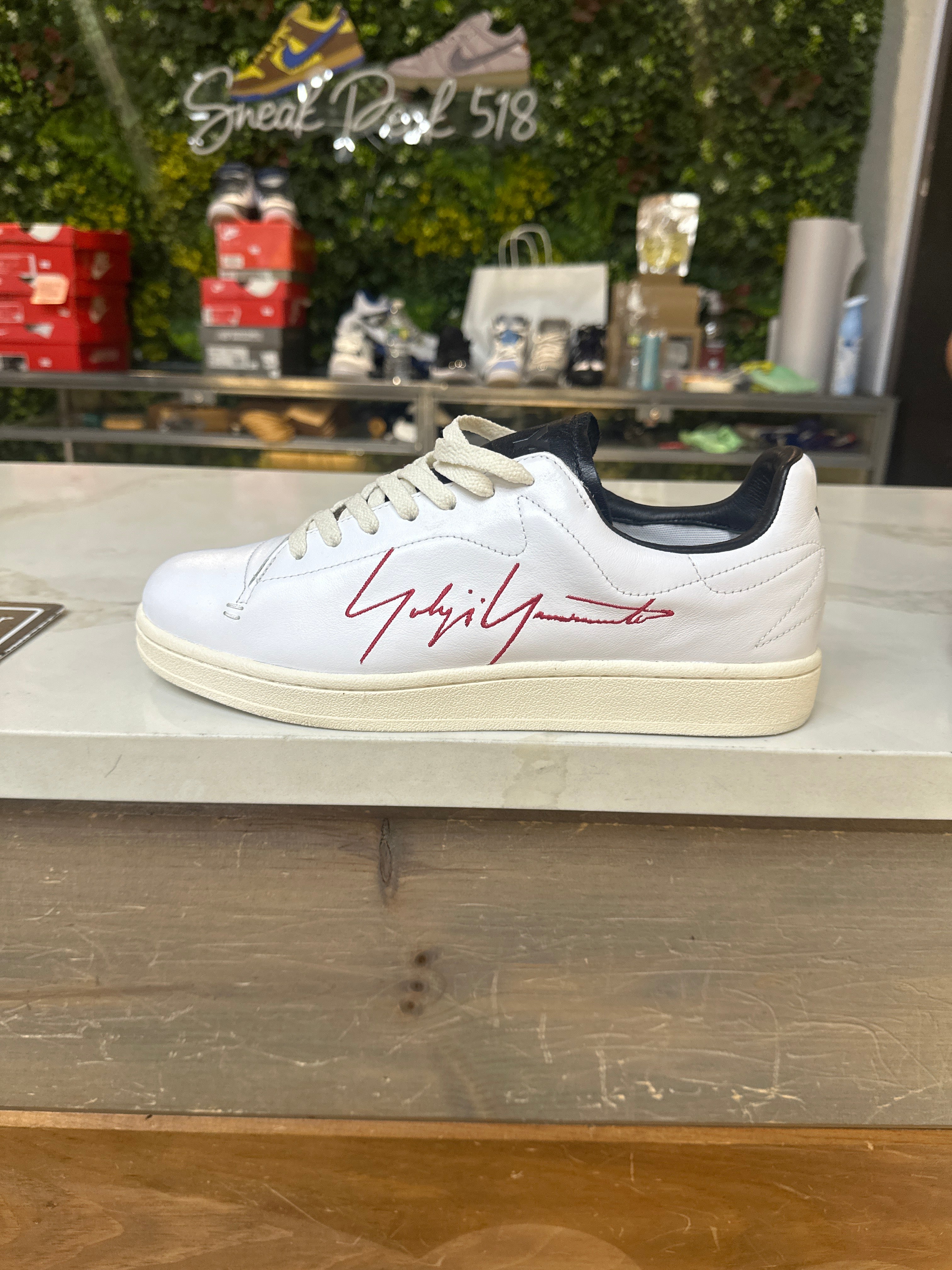 Adidas Y-3 Yohji Court "White/Red" (pre-owned)