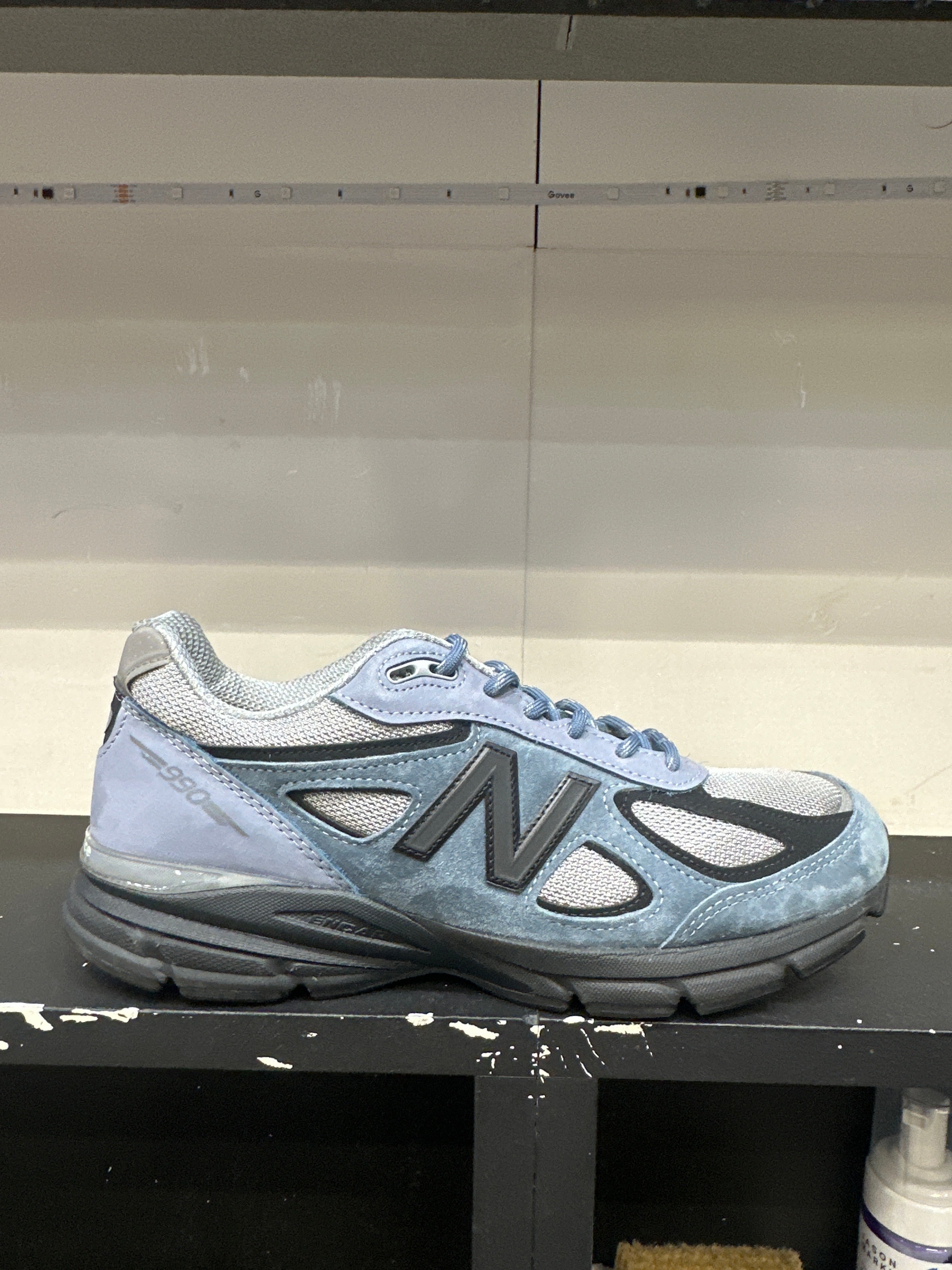 New Balance 990v4 MiUSA Teddy Santis "Arctic Grey Black" (pre-owned)