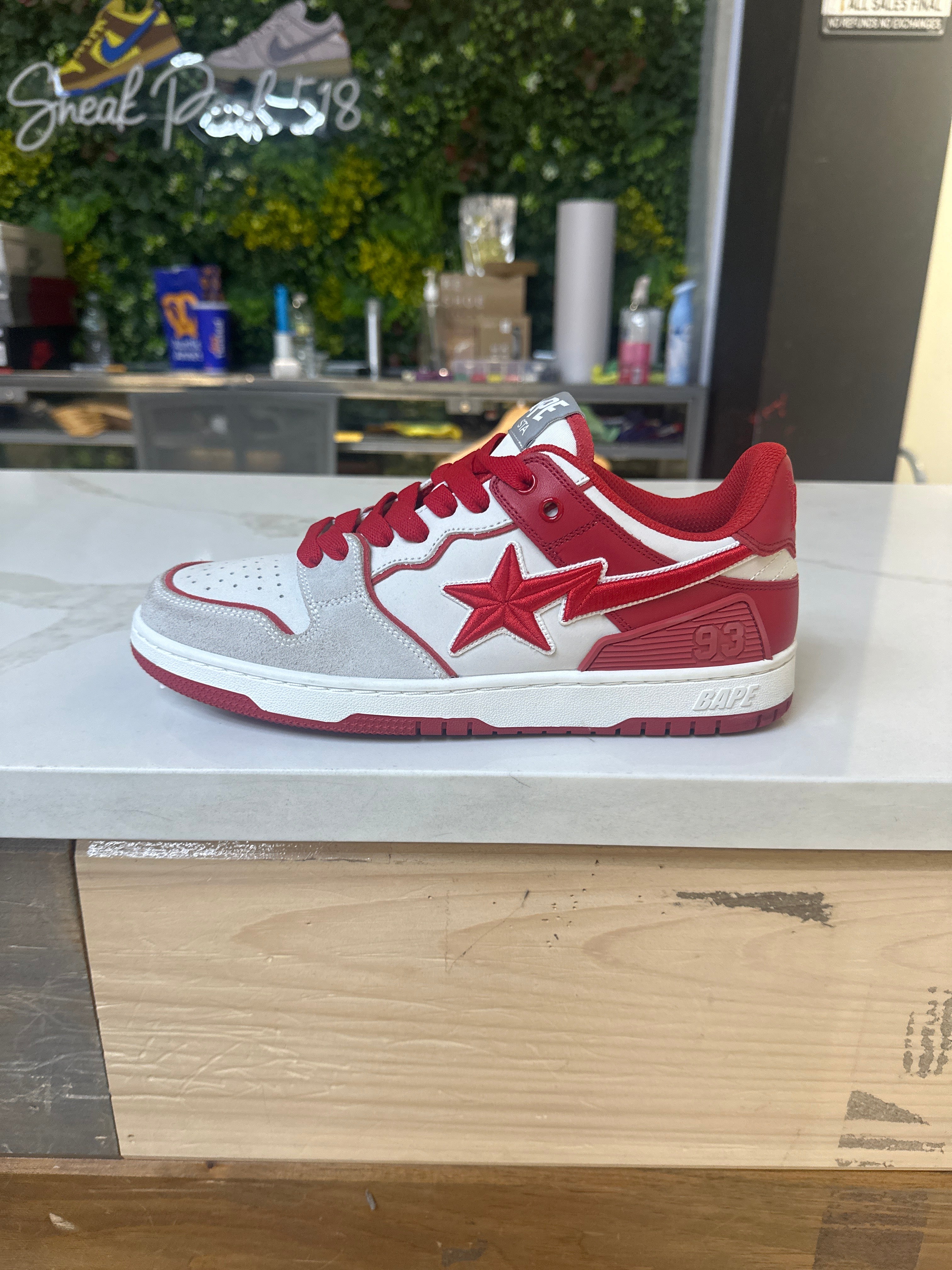 A Bathing Ape SK8 Sta "#5 Red" (Pre-Owned)