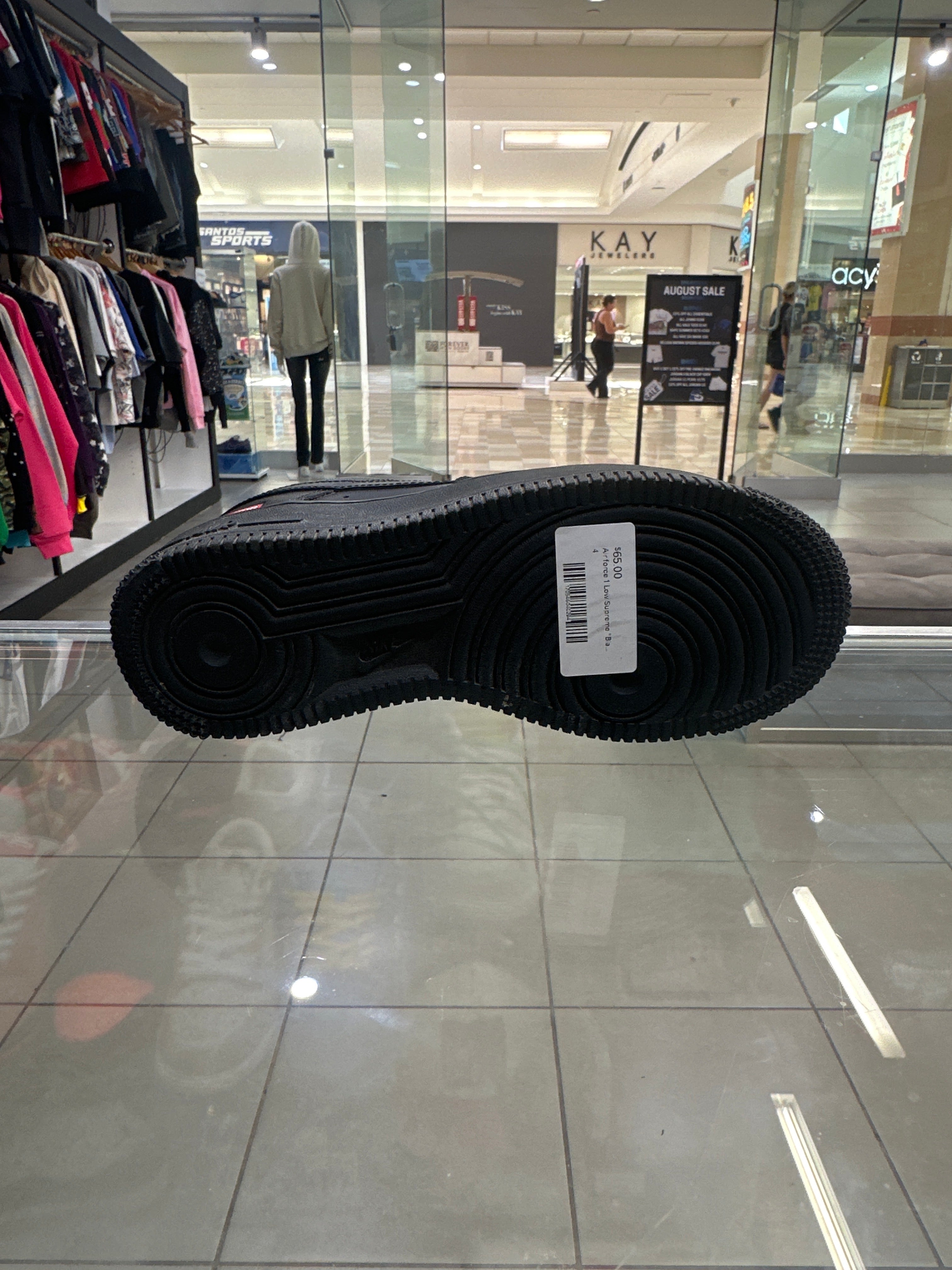 Air force 1 Low Supreme "Black" (pre-owned)