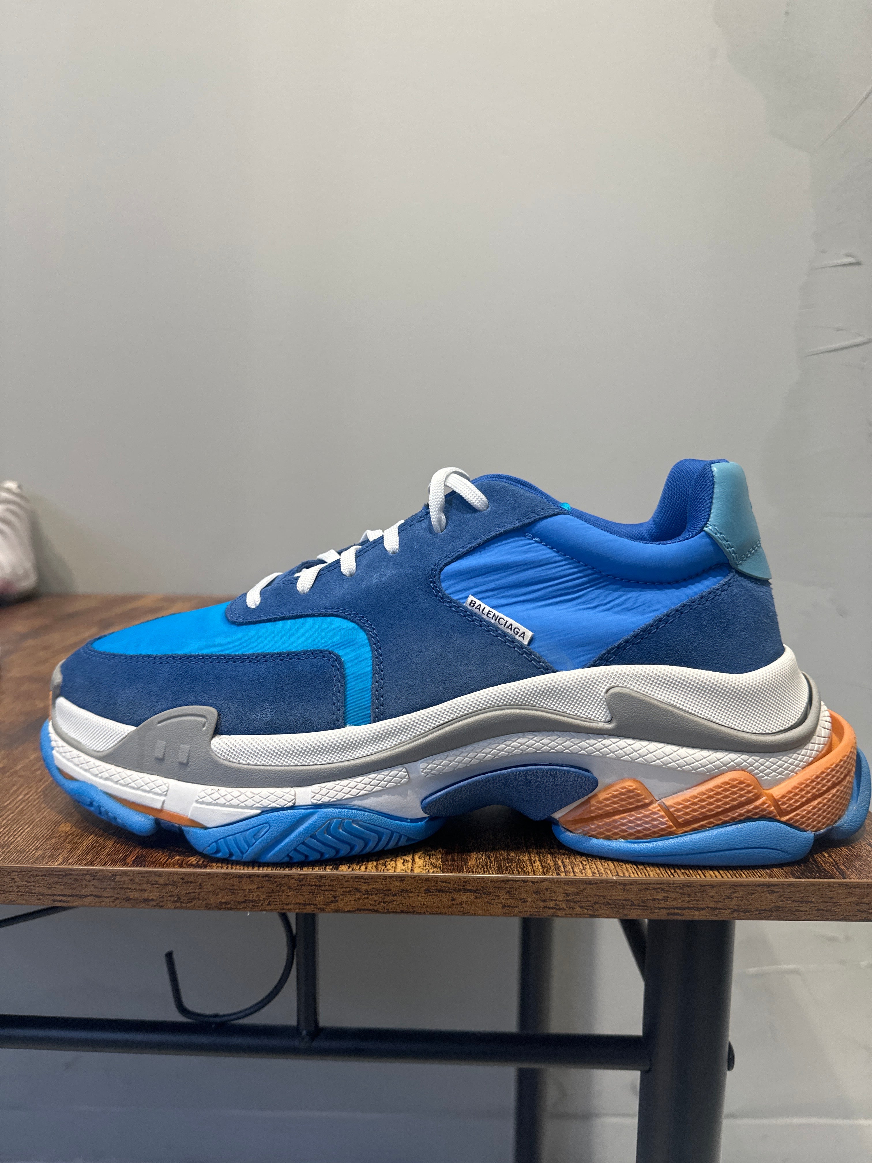Balenciaga Triple S "Blue Orange" (Pre-Owned)