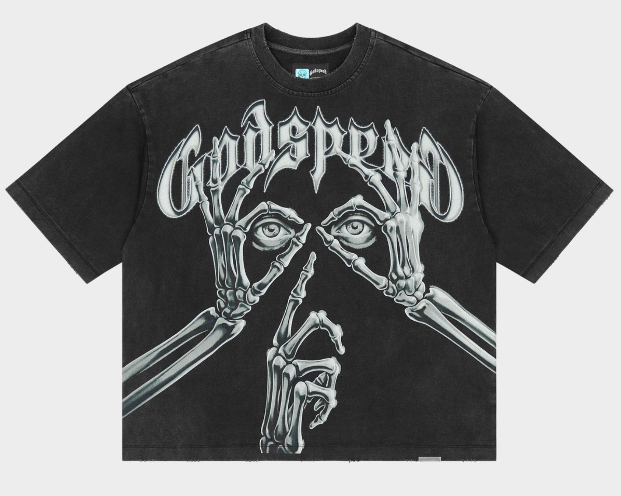 Godspeed "Silencio" Tee Shirt (Black Wash)