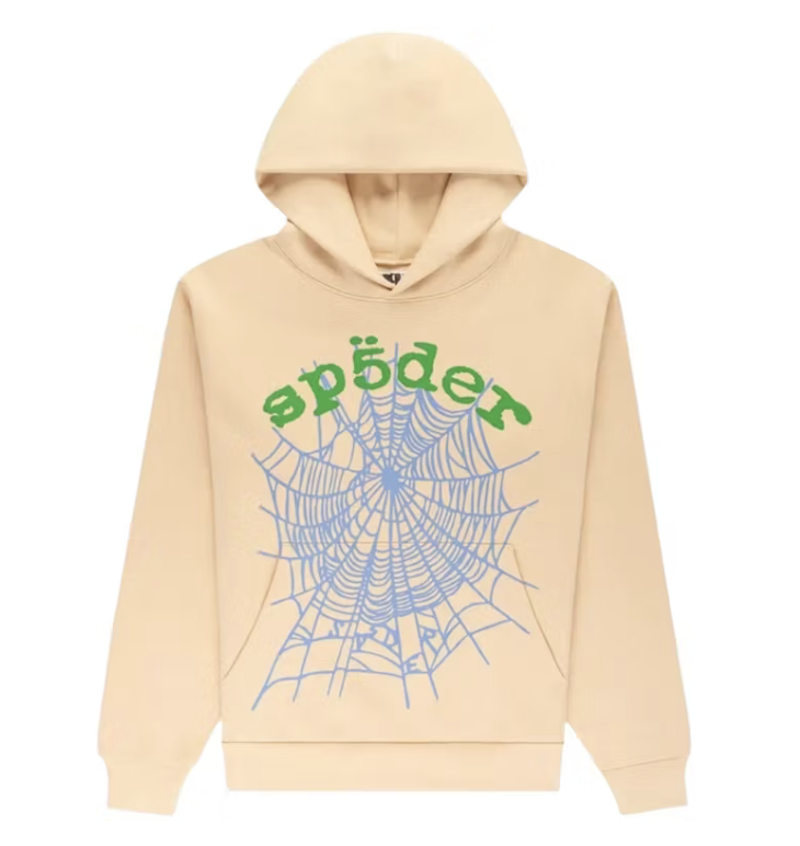 SP5DER OG Web Hoodie V2 Cream
