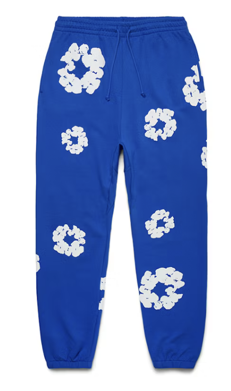 Denim Tears Cotton Wreath Sweatpants "Royal Blue"