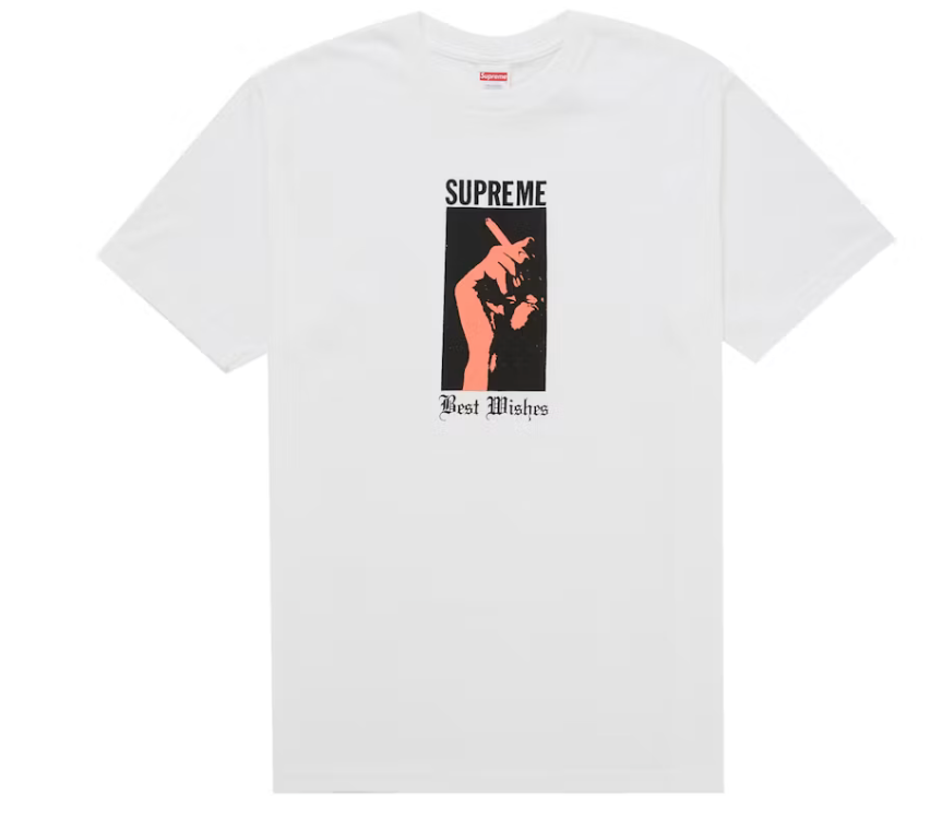 Supreme "Wish" Tee Shirt (White) (SS26)