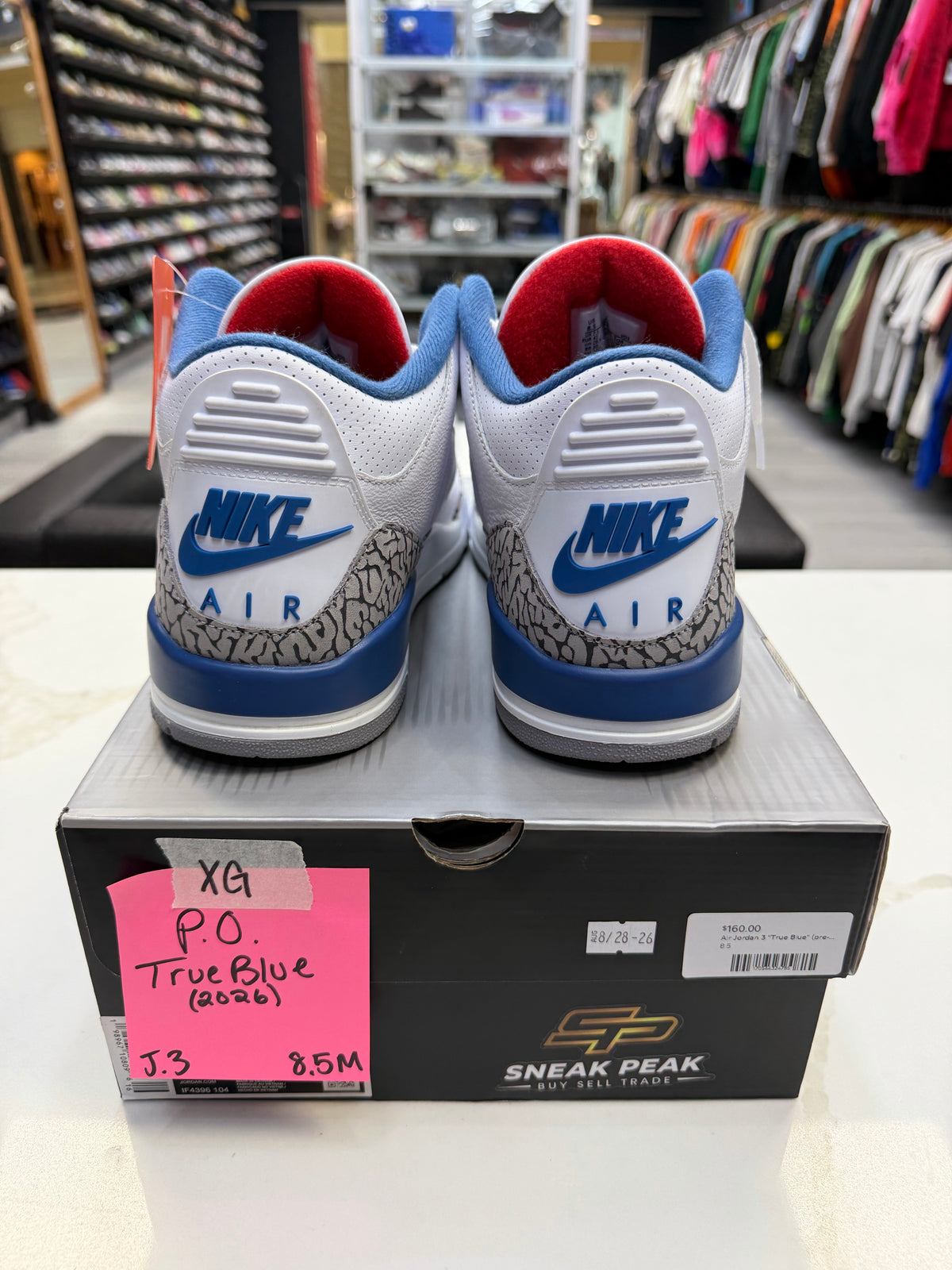 Jordan 3 Retro True Blue (2026)