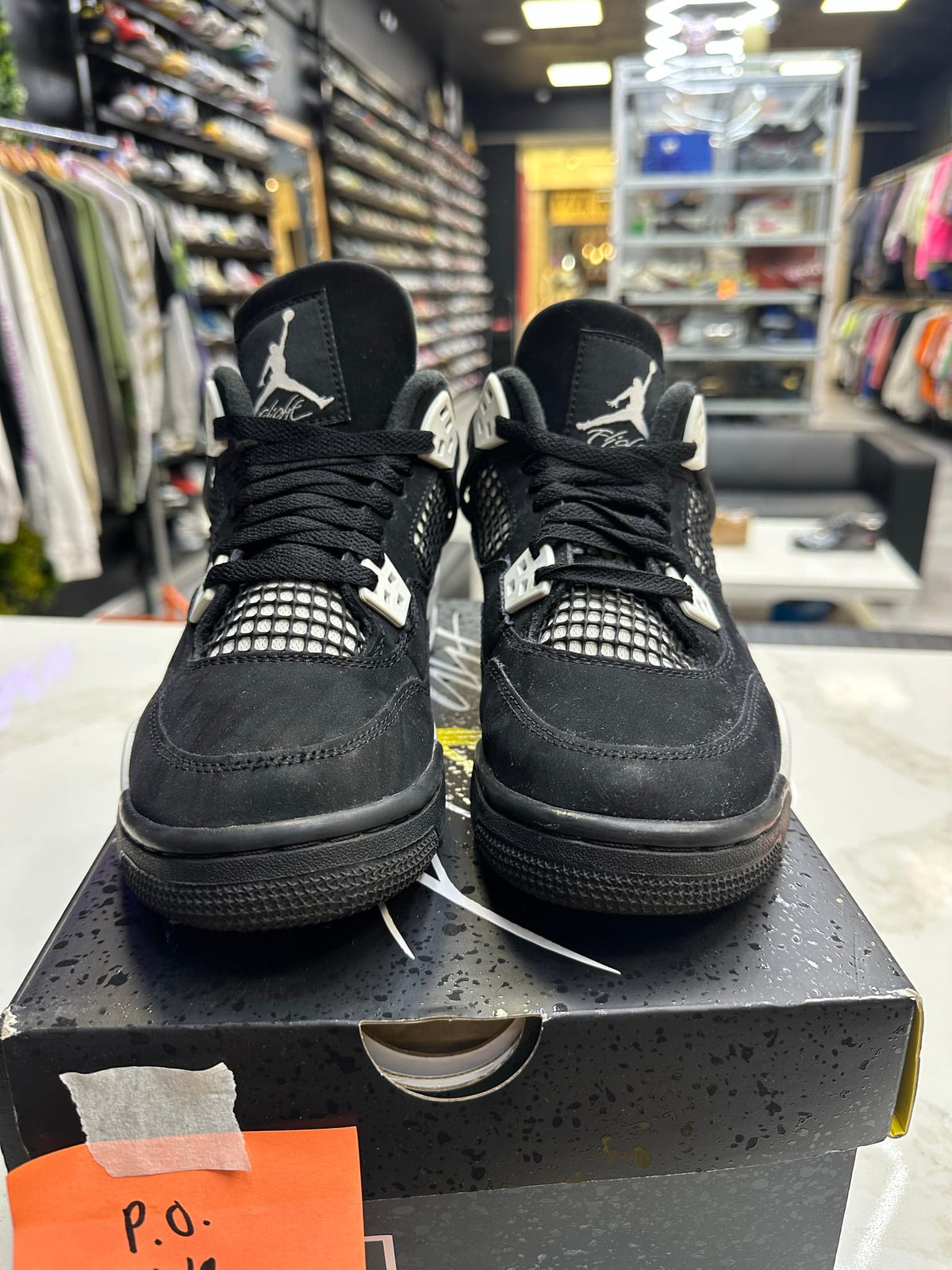 Jordan 4 Retro White Thunder