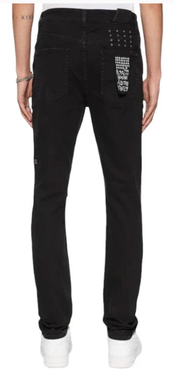 Ksubi Chitch Laid Black EST Denim (Black)