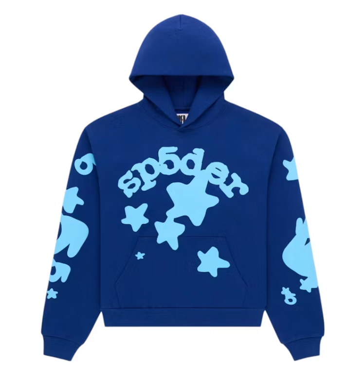 Sp5der Beluga Hoodie (SS26) Navy Blue