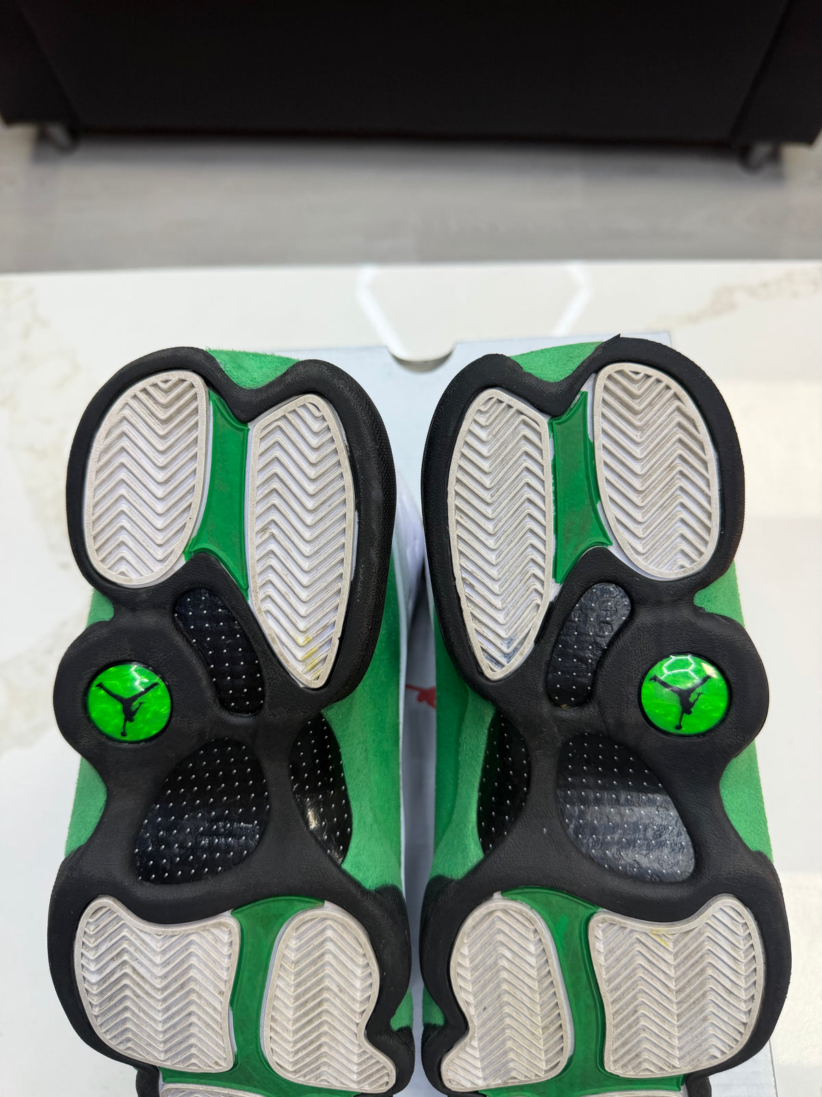 Jordan 13 Retro White Lucky Green