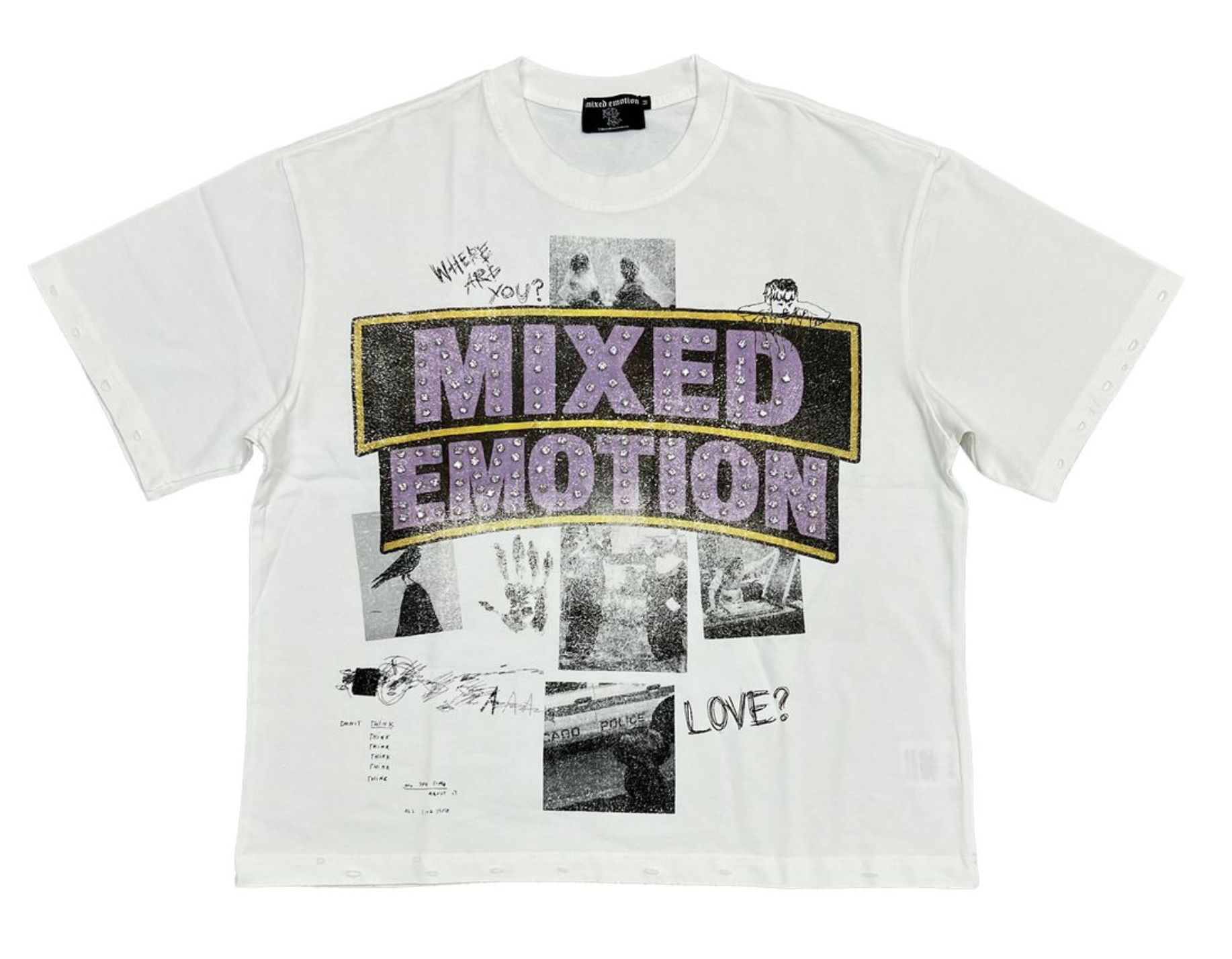Mixed Emotions “Lost Identity” Tee Shirt (White)