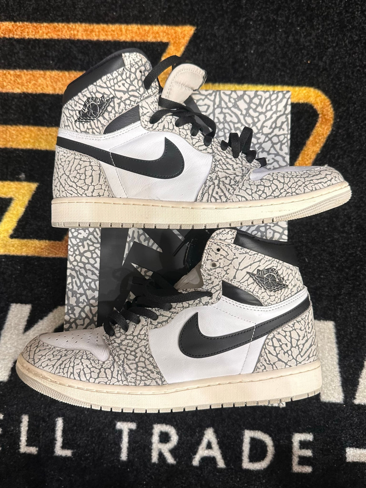 Jordan 1 Retro High OG White Cement