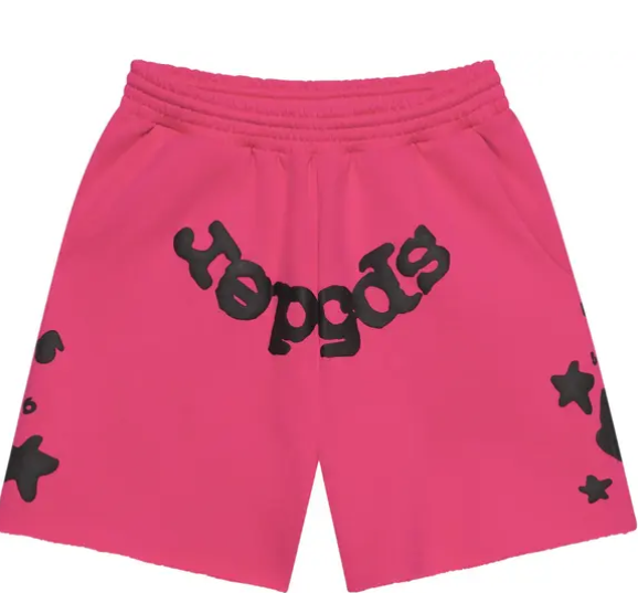 Sp5der Beluga Sweatshort 'Pink'