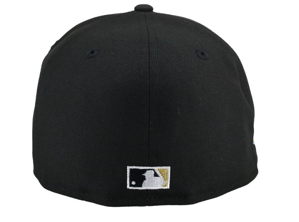 Capsule New York Yankees 2009 World Series Script Black/Blue Brim 59Fifty Fitted Hat