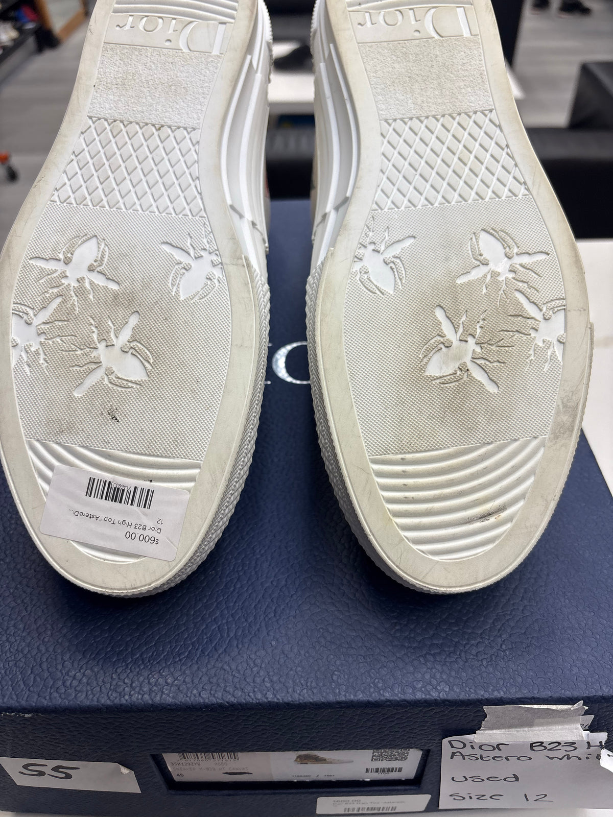 Dior B23 High Top AsteroDior: White