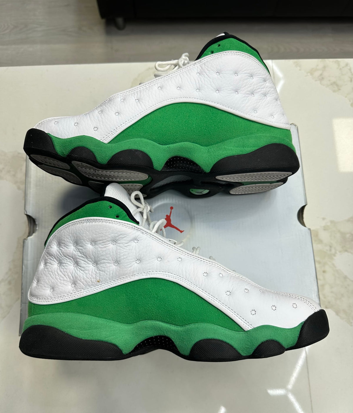 Jordan 13 Retro White Lucky Green