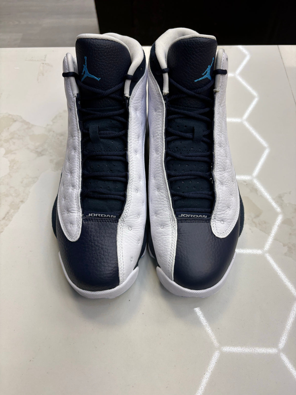 Jordan 13 Retro Obsidian Powder Blue White