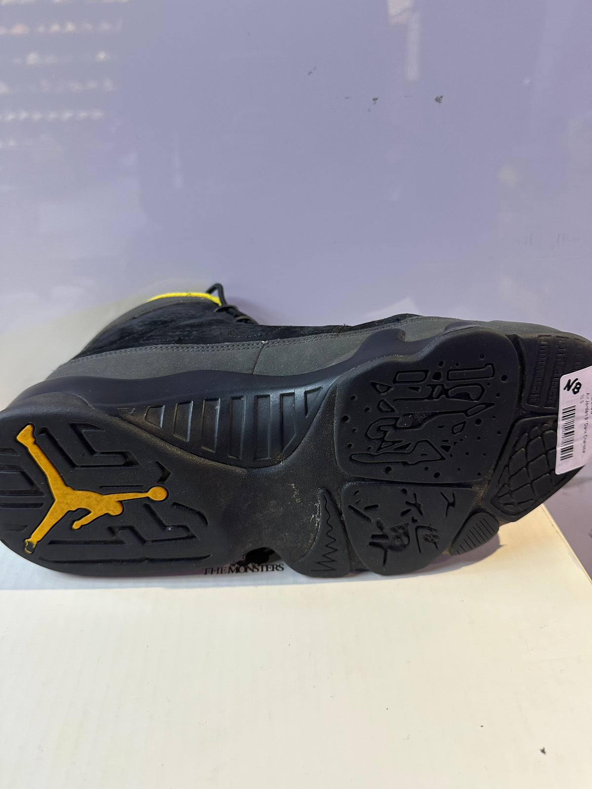 Jordan 9 Retro Dark Charcoal University Gold