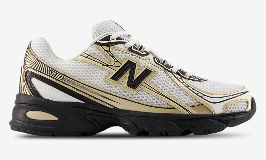 New Balance 740 "White/Silver/Gold"