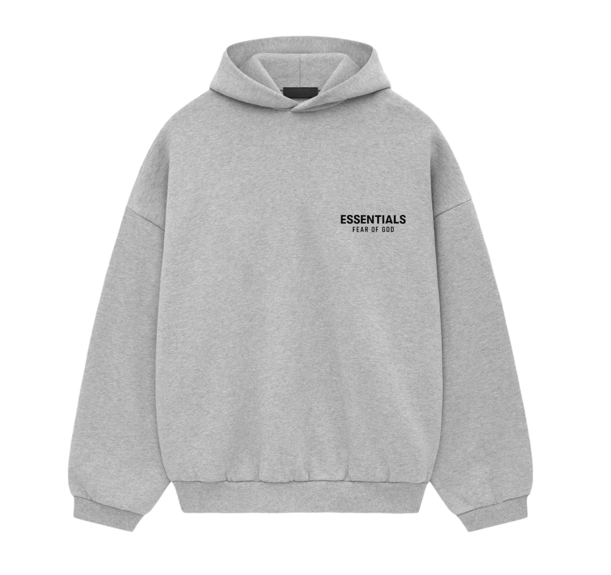 Fear of God Essentials Fleece Hoodie II "Light Heather Grey" (FW24)