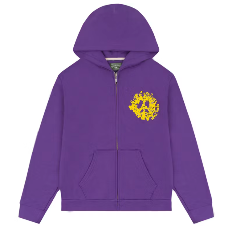 Denim Tears Denim University Zip Hoodie Purple