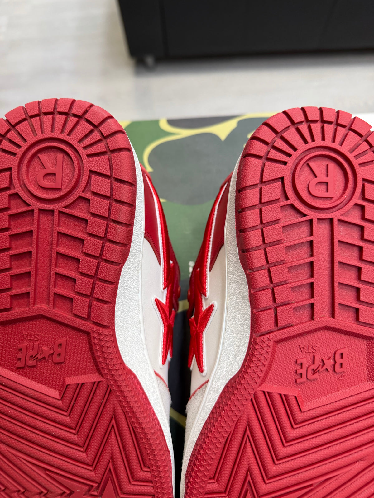 A Bathing Ape SK8 Sta #5 Red