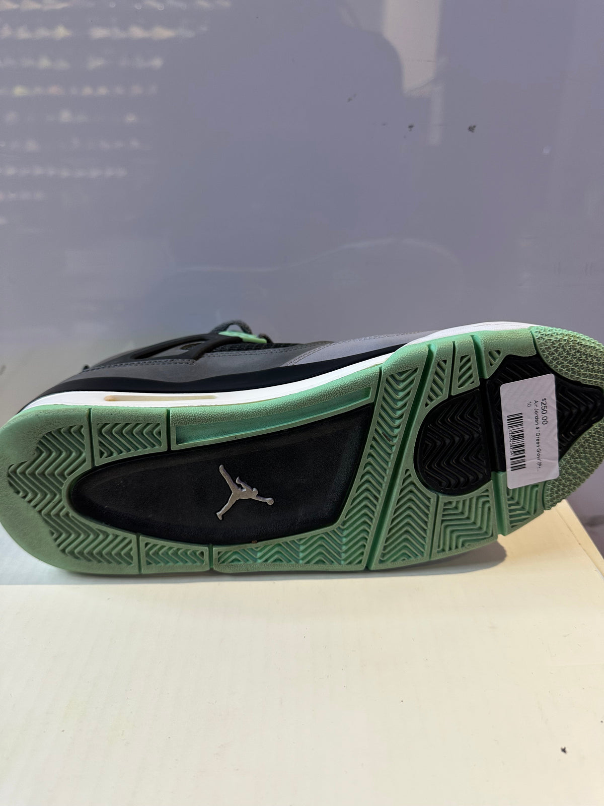 Jordan 4 Retro Green Glow