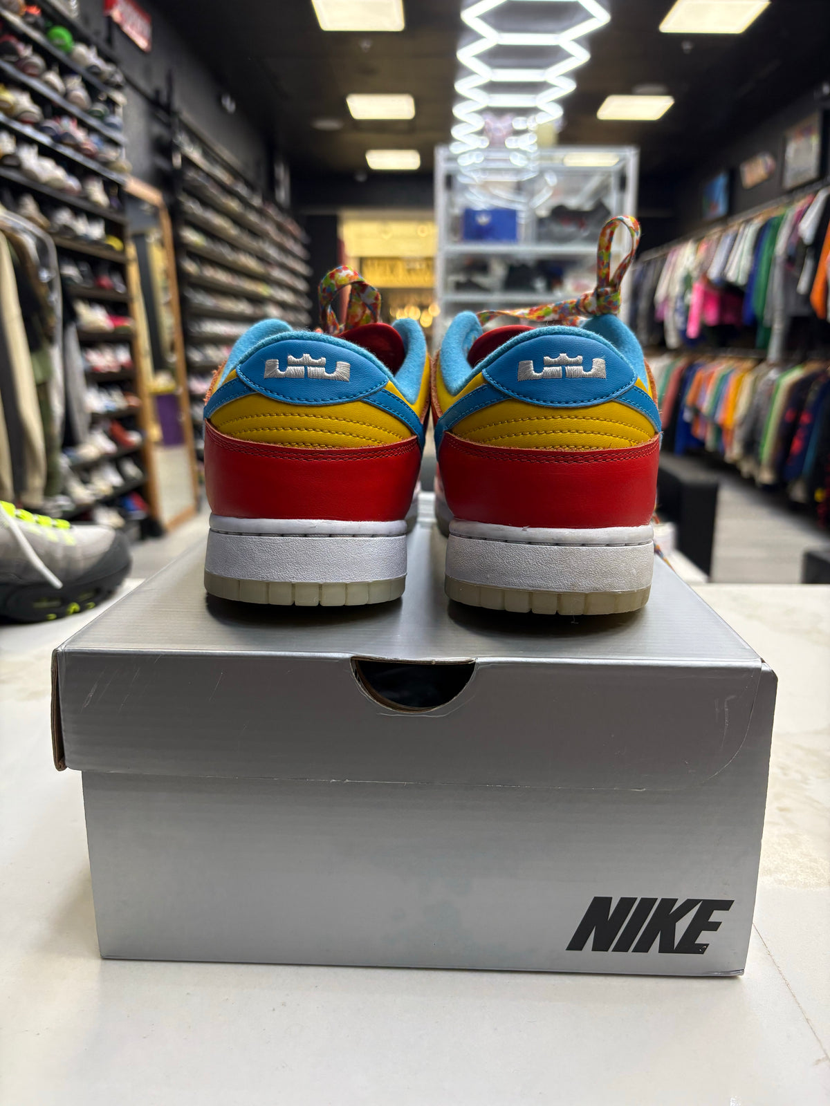 Nike Dunk Low QS LeBron James Fruity Pebbles