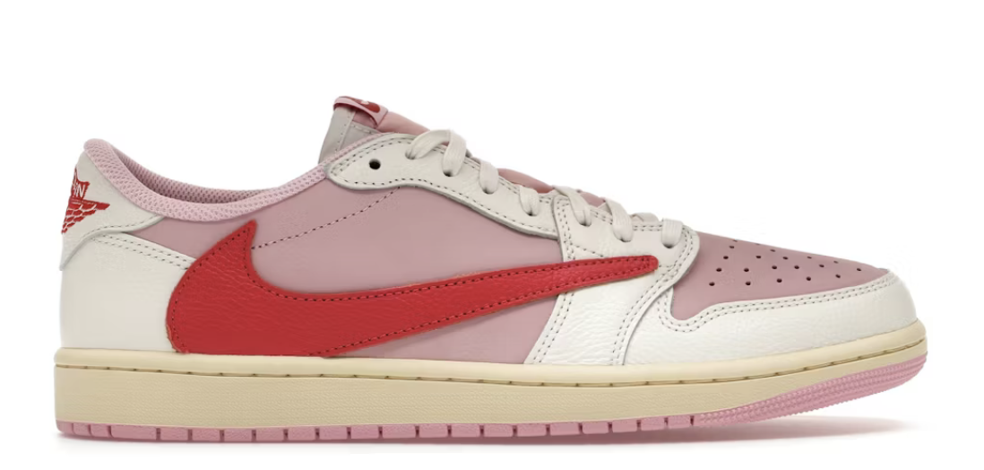 Jordan 1 Retro Low OG SP Travis Scott Sail Tropical Pink